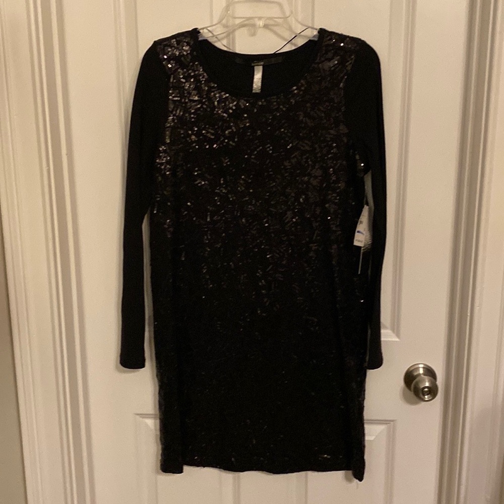 Kensie Black Sequin Dress